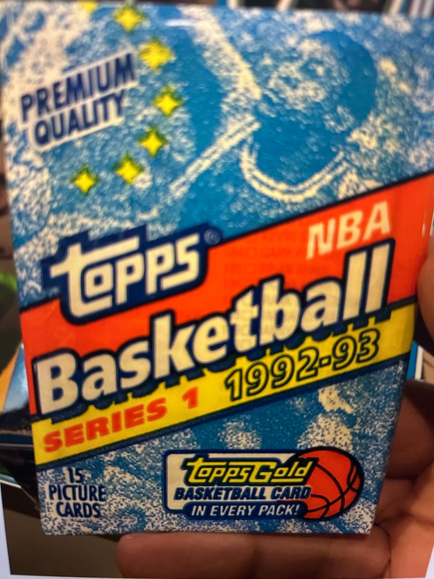 1992-93 Topps Basketball Series 1 Hobby Pack. ( 2 Pack Lot).