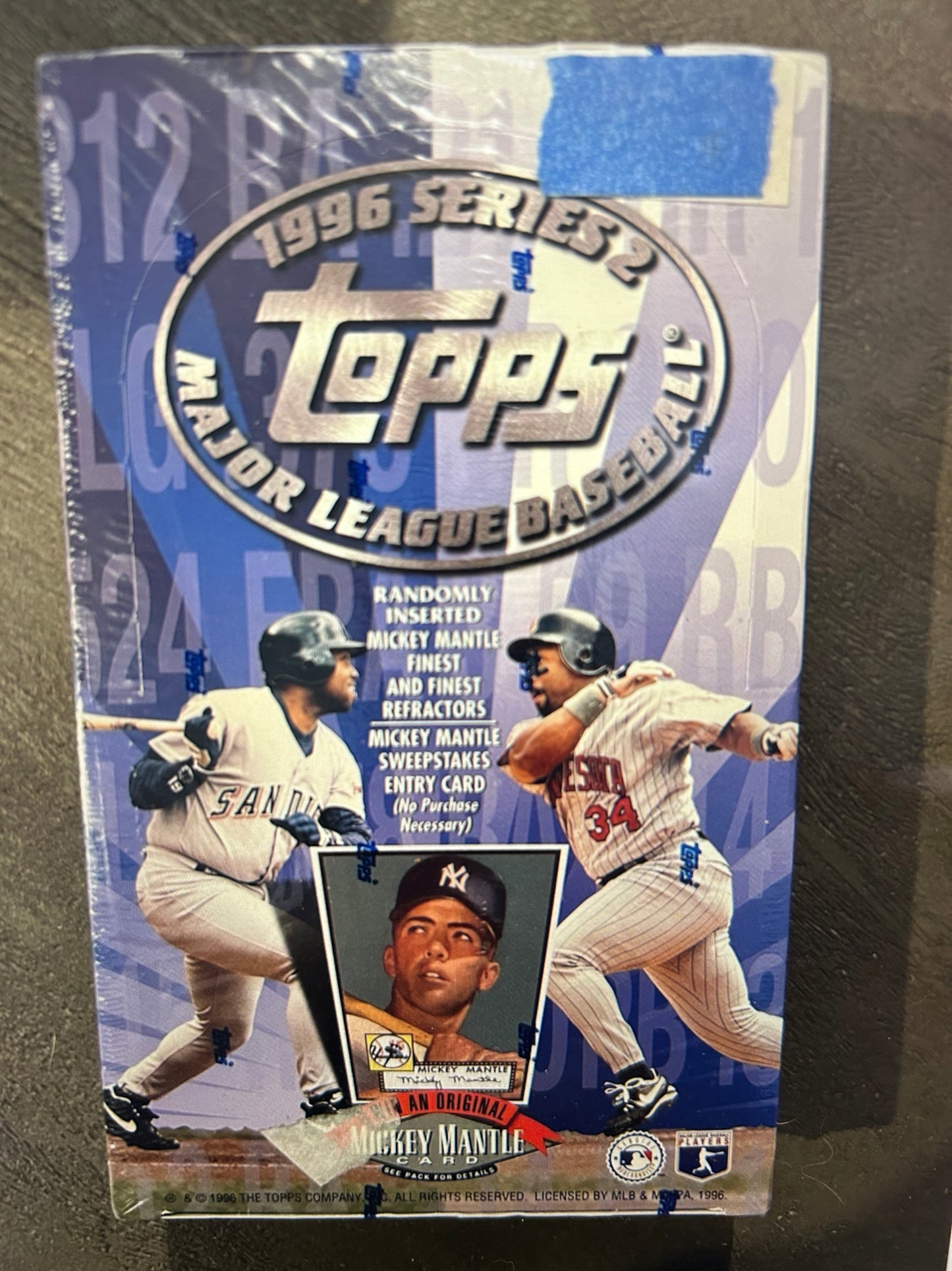 1996 Topps baseball series 2 hobby box