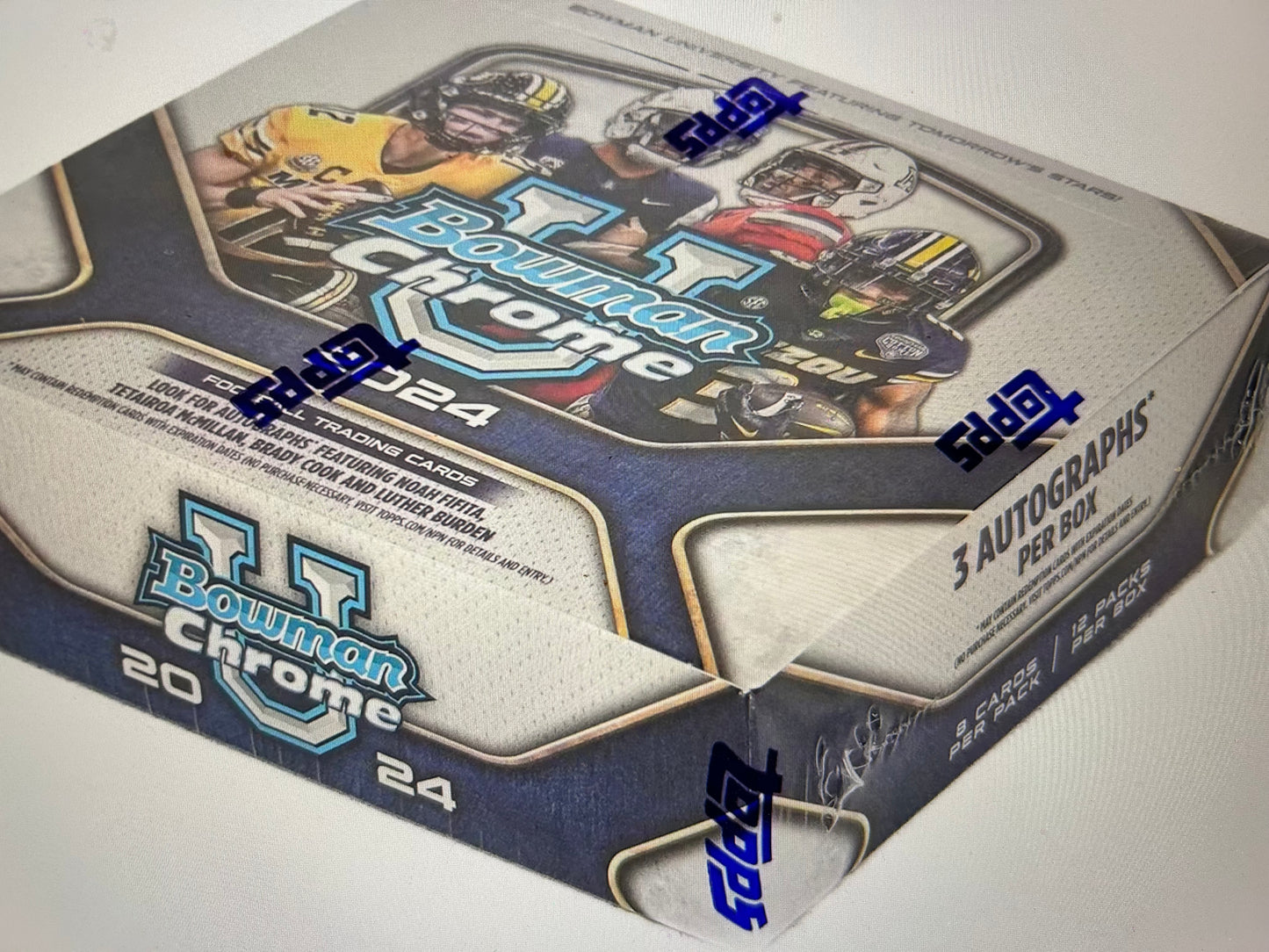 2024 Bowman University Chrome Football Hobby Jumbo Box