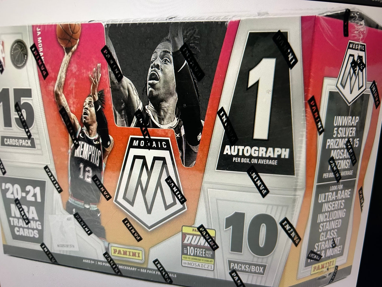 2020/21 Panini Mosaic Basketball Hobby Box