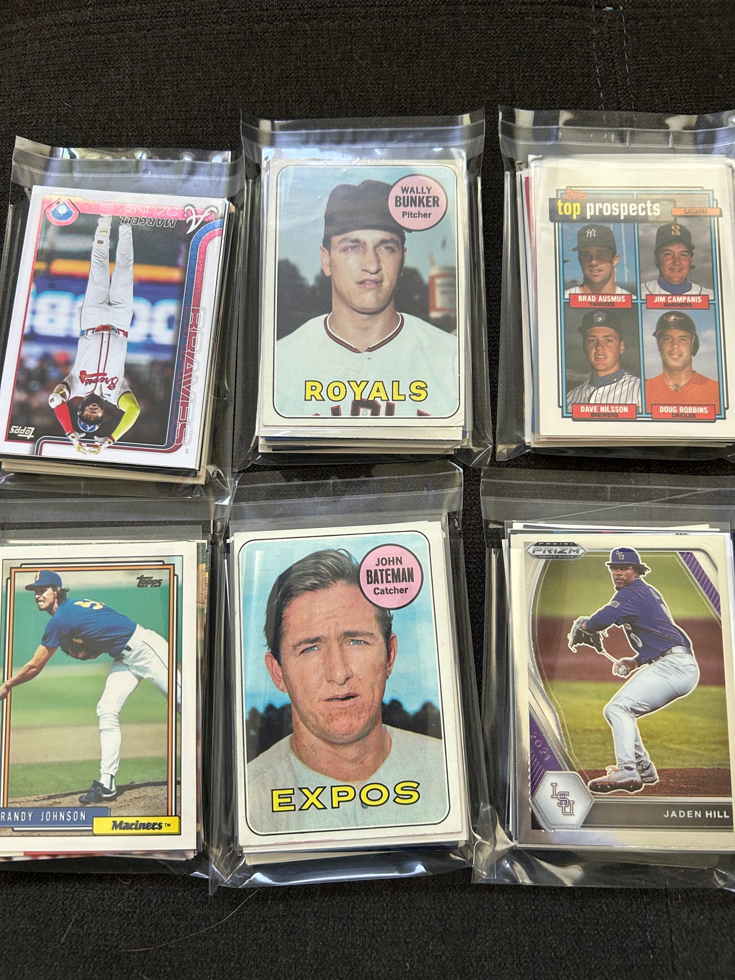 100 Vintage Baseball Cards of your FAVORITE Team (1980-2010) You must message me to get your team after ordering please!!!
