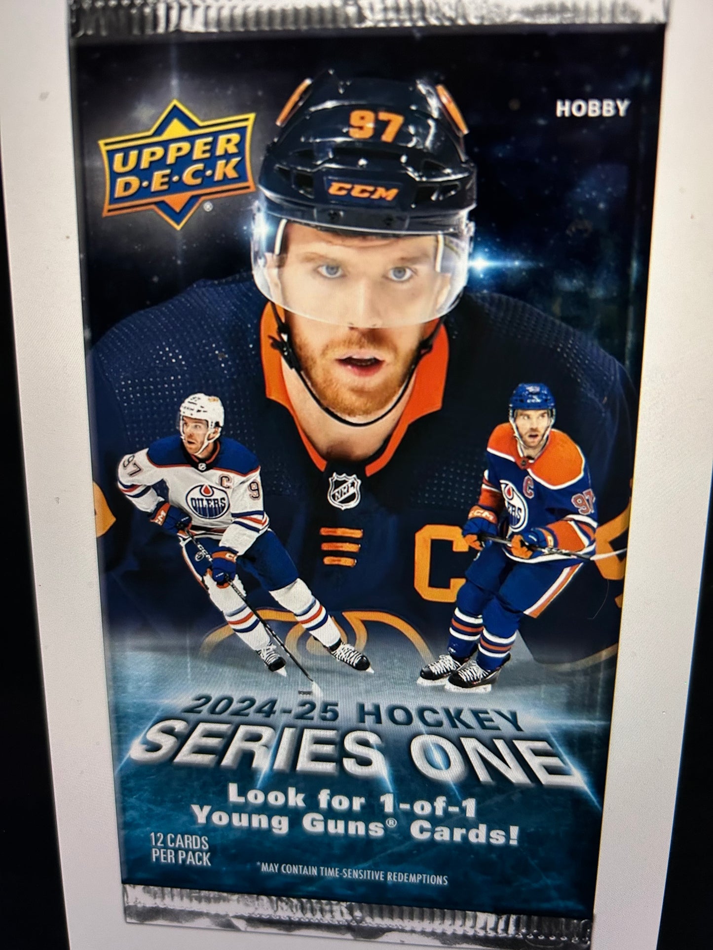 2024/25 Upper Deck Series 1 Hockey Hobby Pack ( 1 Pack Lot).