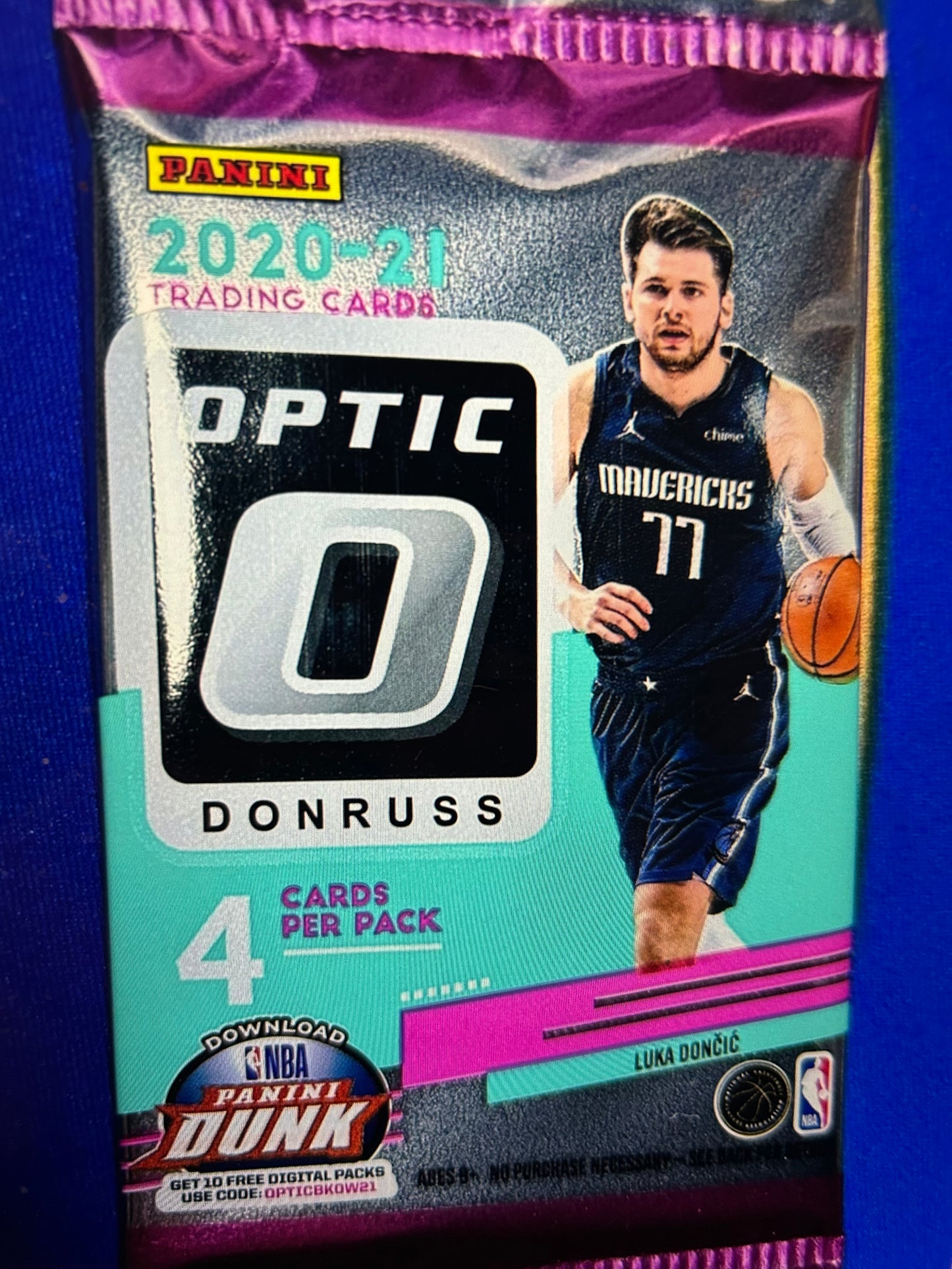 2020/21 Panini Donruss Optic Basketball Retail Pack (1 Pack Lot) (Checkerboard