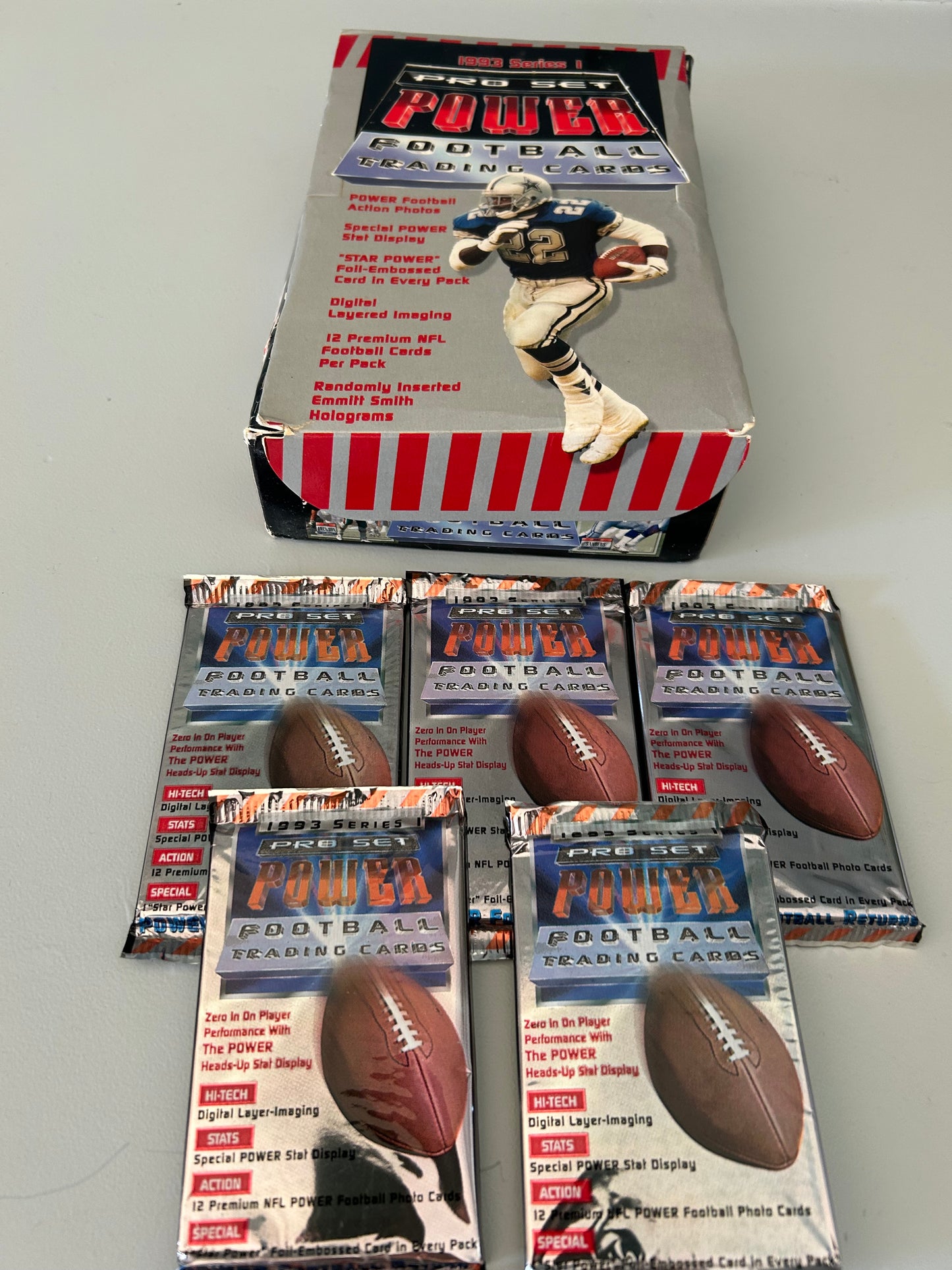 1993 Pro Set Power Series 1, The Is A 5 Pack Lot