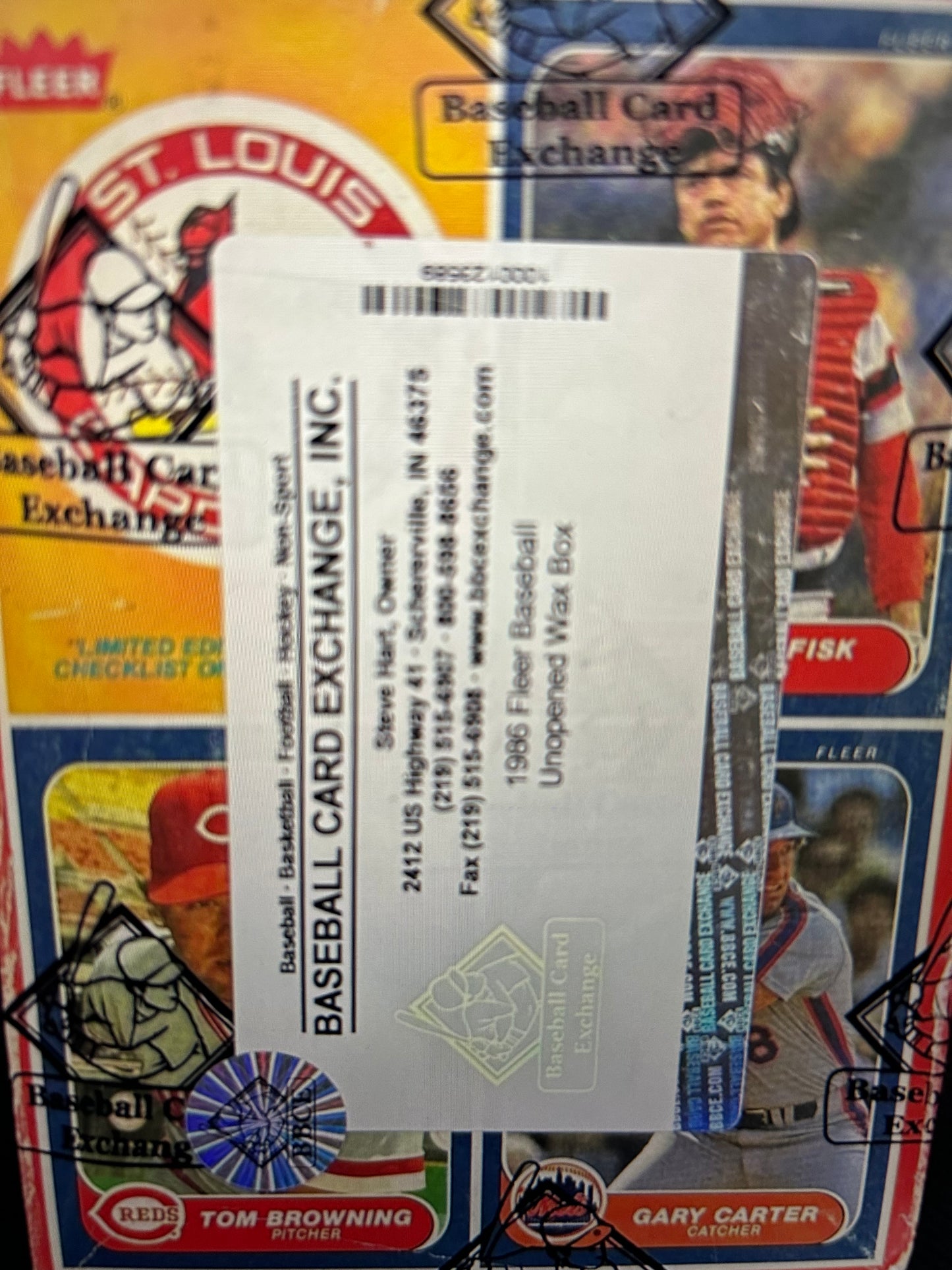 1986 Fleer Baseball Hobby Box. Canseco, Oniell, Fielder, Galarraga, Dykstra, Aguilera RC
