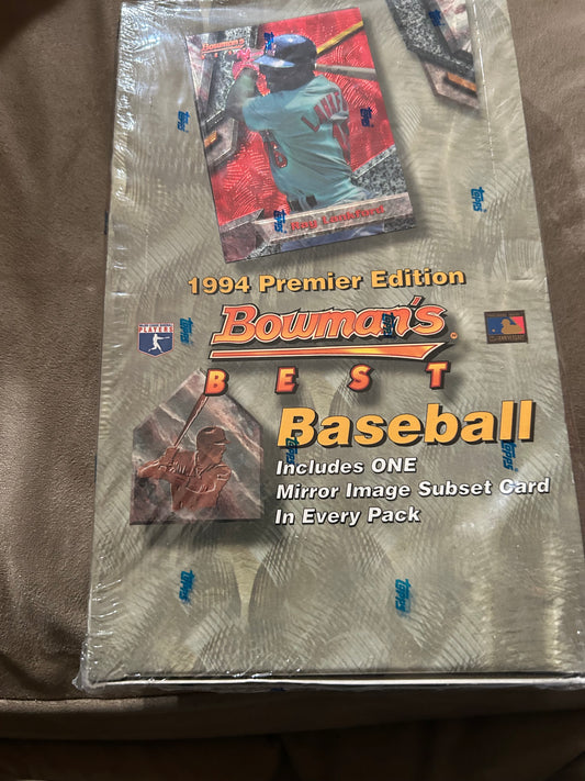 1994 Bowman Best Baseball Hobby Box. Vintage Very Rare Find