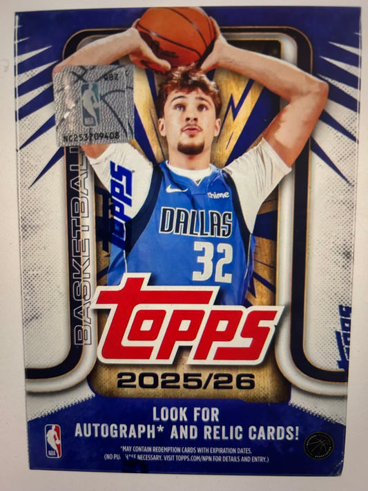 2025/26 Topps Basketball 7-Pack Blaster Box