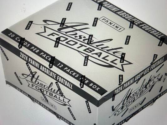 2024 Panini Absolute Football Jumbo Value 12-Pack Box