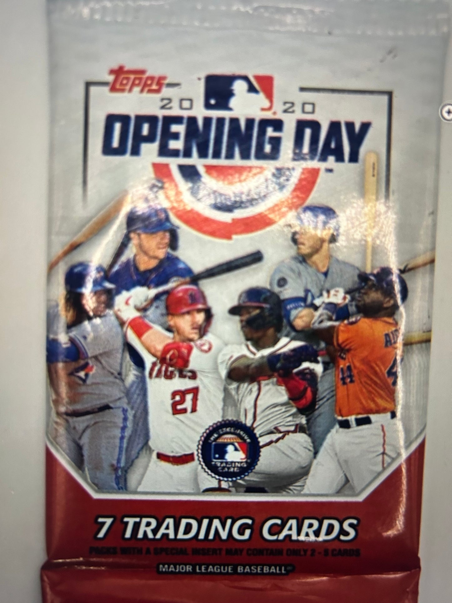 2020 Topps Opening Day Hobby Pack. 1 Pack Lot