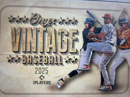 2025 Onyx Vintage Baseball Hobby Pack. ( 1 Pack Lot)