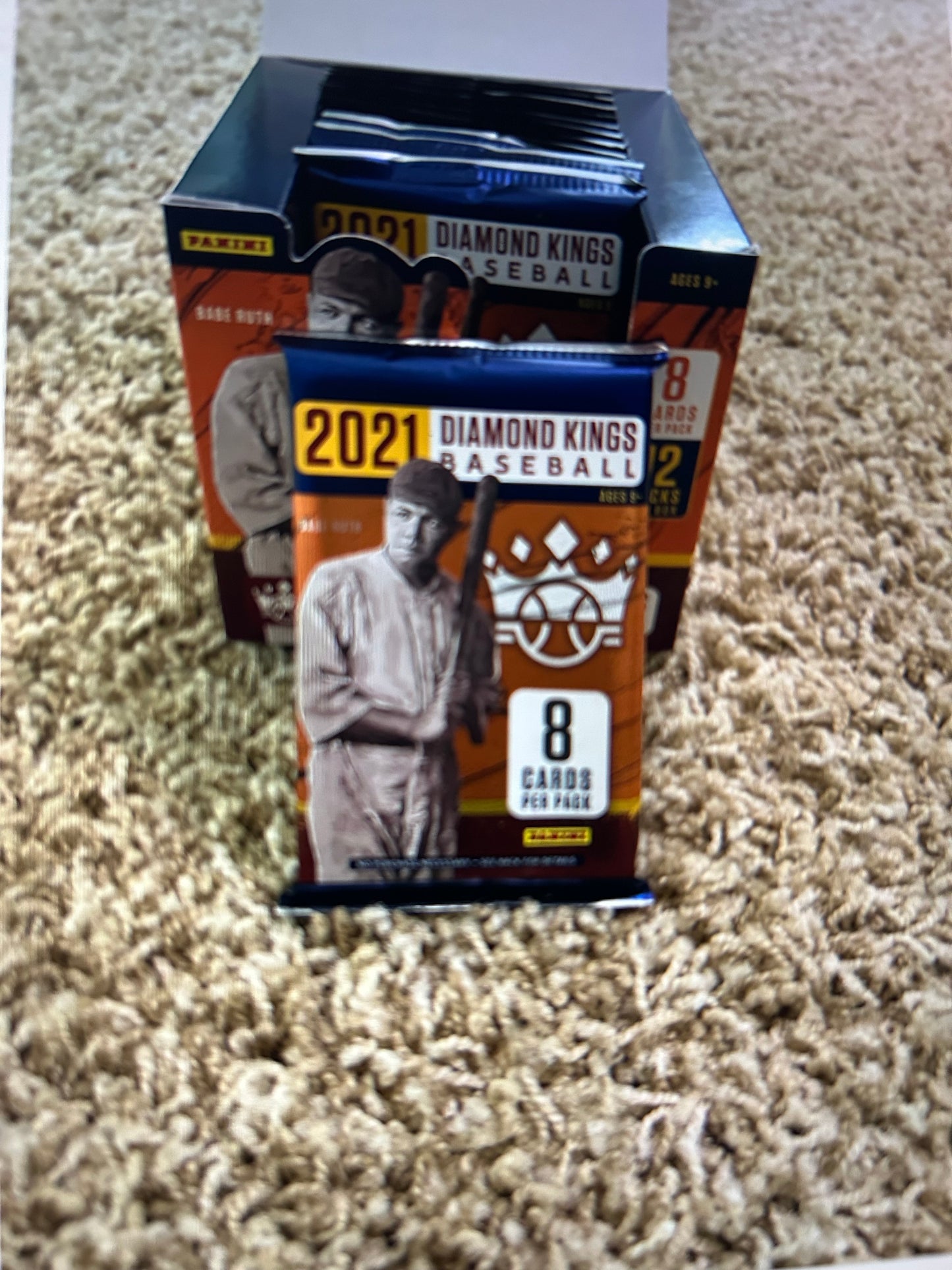 2021 Panini Donruss Diamond Kings Baseball Hobby Pack. ( 1 Pack Lot)