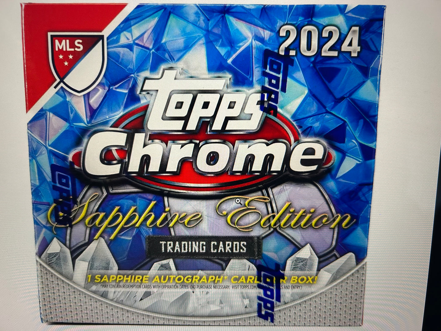 2024 Topps Chrome MLS Major League Soccer Sapphire Edition Box