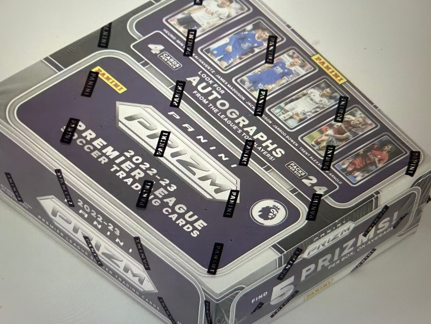 2022/23 Panini Prizm Premier League EPL Soccer Retail 24-Pack Box
