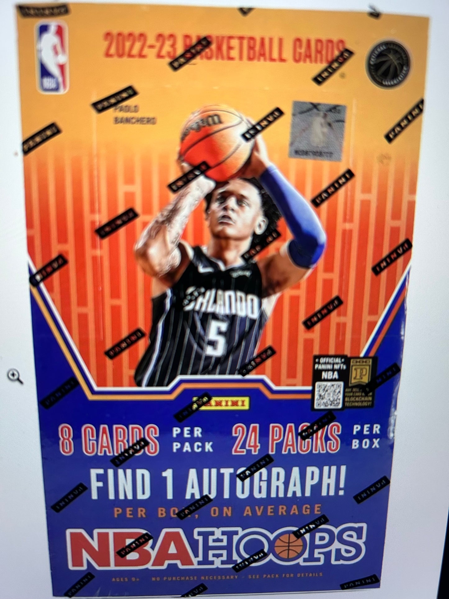 2022/23 Panini NBA Hoops Basketball Hobby Box