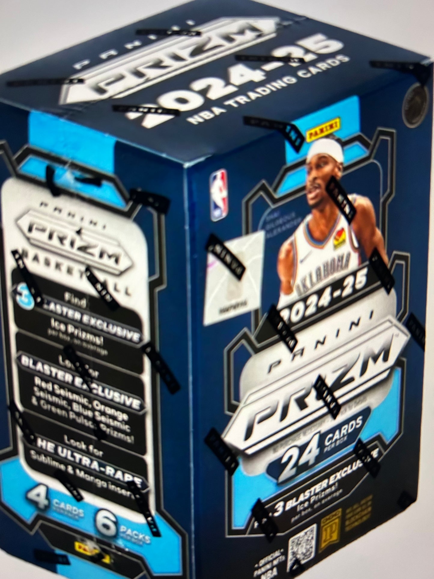 2024/25 Panini Prizm Basketball 6-Pack Hobby Blaster Box Green Wave