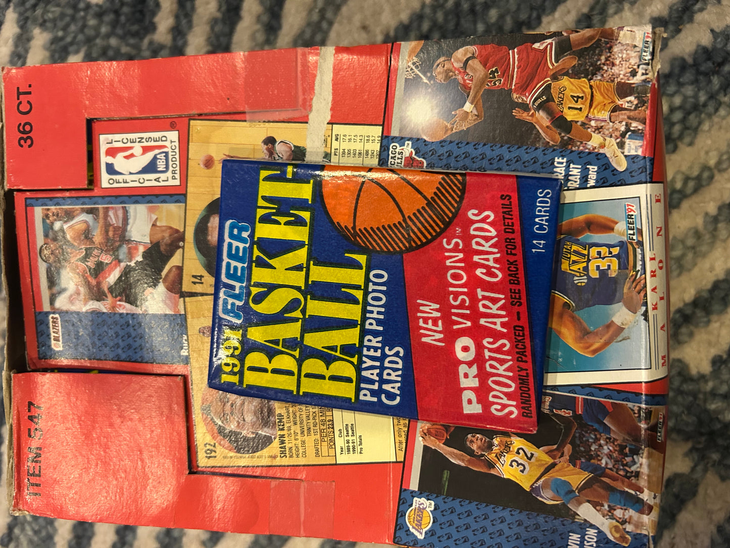 1991/92 Fleer basketball Hobby Box
