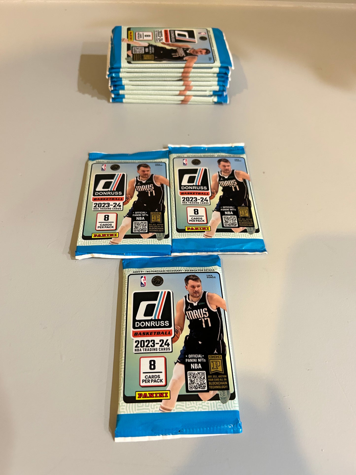 2023/24 Panini DONRUSS Basketball Factory Sealed Retail Packs. 3 Pack Lot