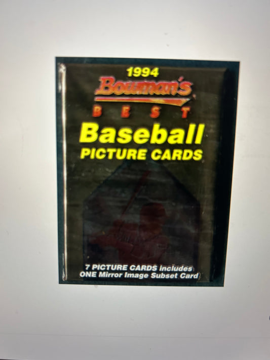 1994 Bowman Best Baseball Hobby Pack. ( 1 Pack Lot).
