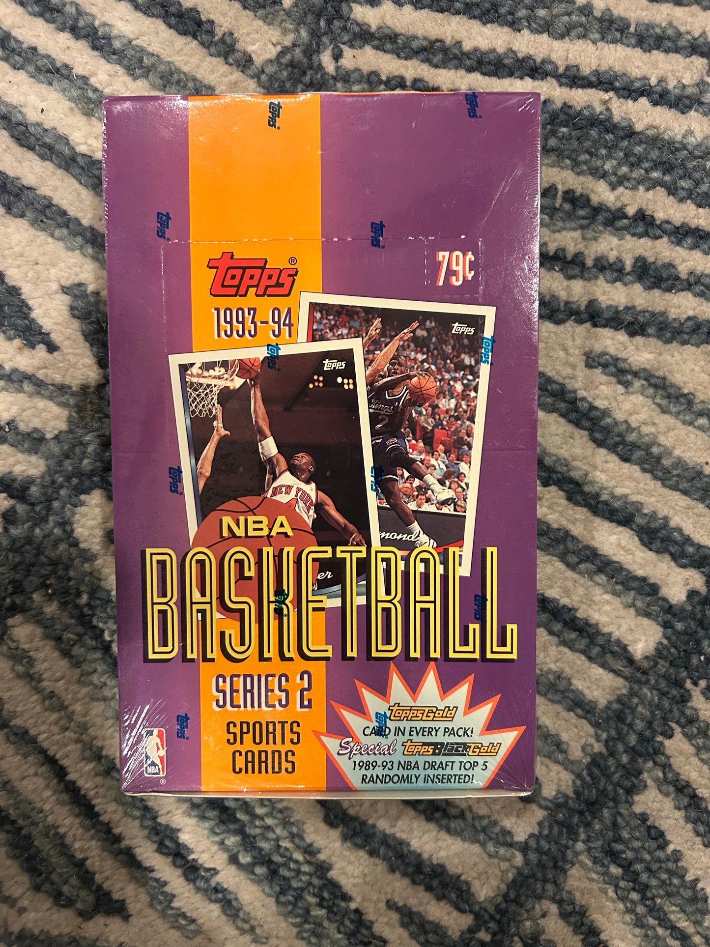 1993/94 Topps Series 2 Vintage Basketball Hobby Pack. ( 3 Pack Lot).