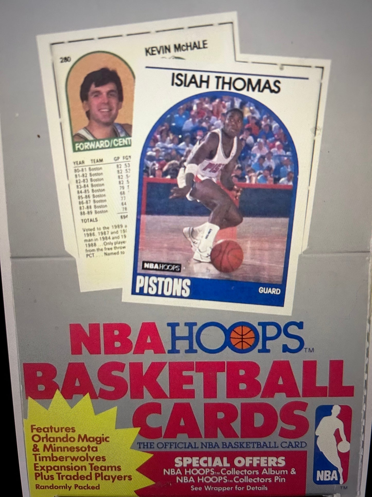 1989/90 Hoops Series 2 Basketball Wax Box