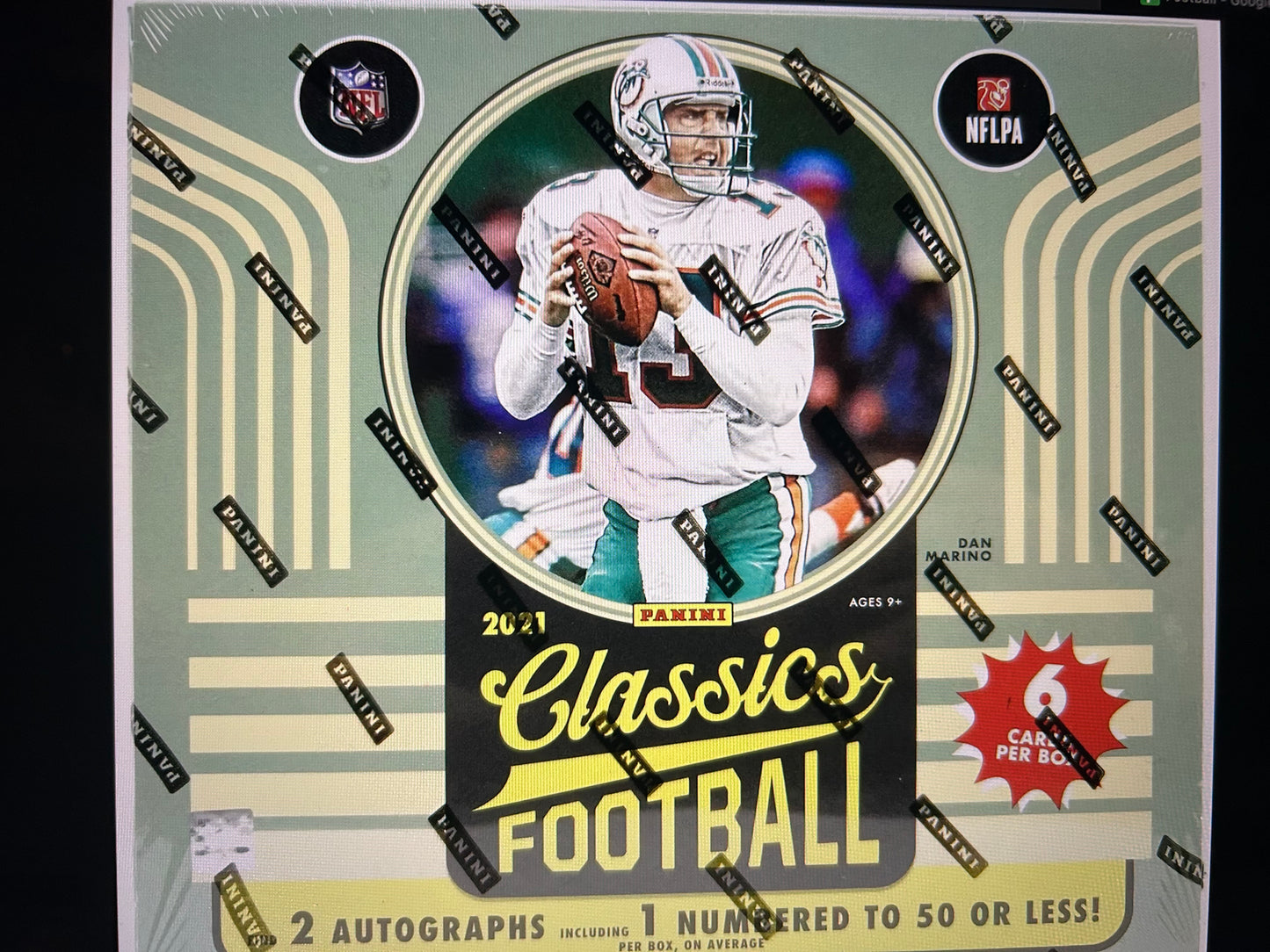 2021 Panini Classics Premium Edition Football Hobby Box