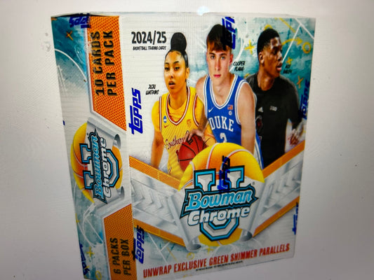 2024/25 Bowman University Chrome Basketball Hobby Box
