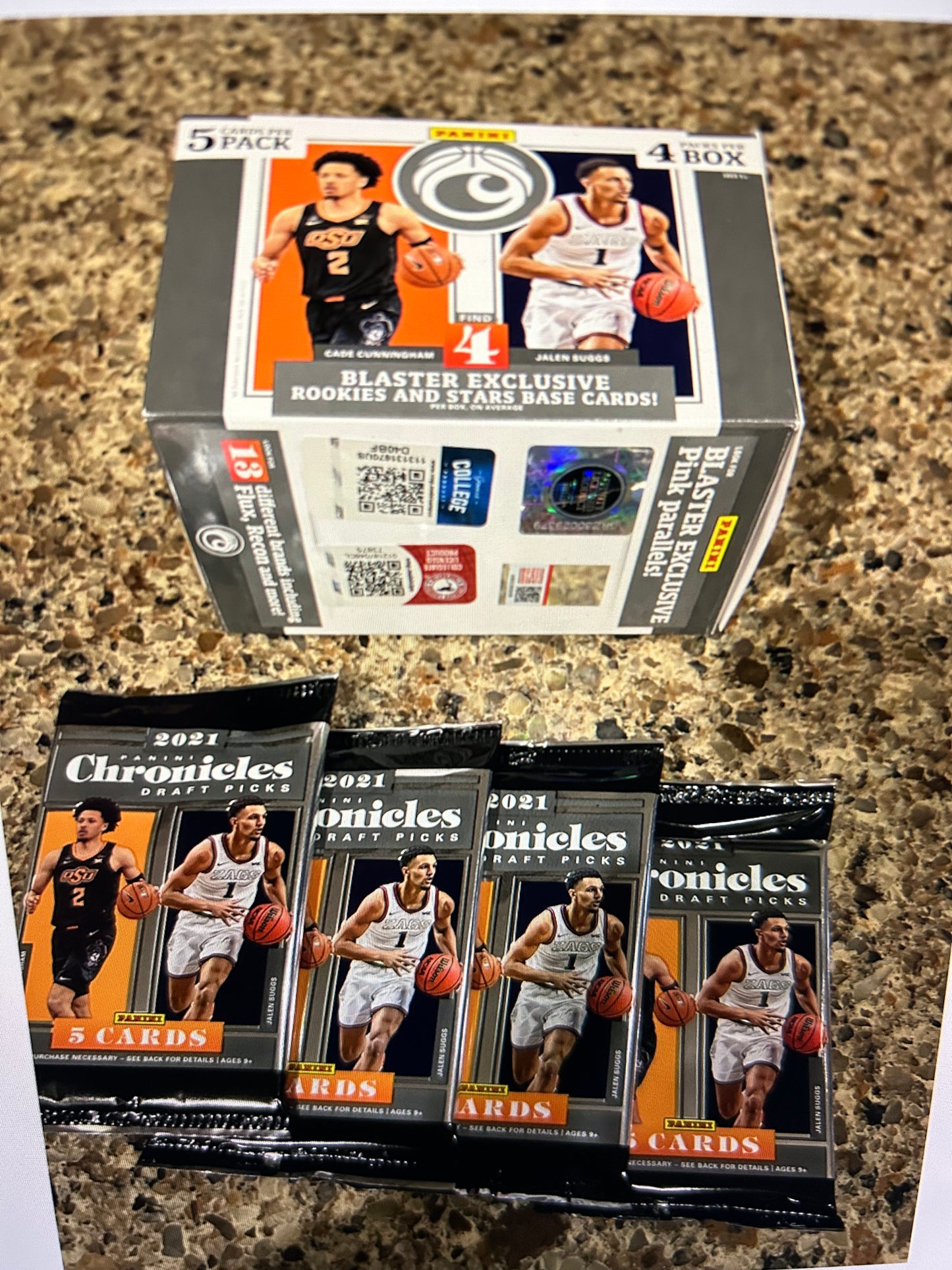 2021/22 Panini chronicles Draft Picks Blaster Pack. ( 1 Pack Lot).