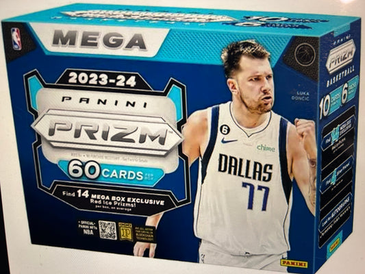 2023/24 Panini Prizm Basketball 6-Pack Mega Box (Red Ice Prizms)