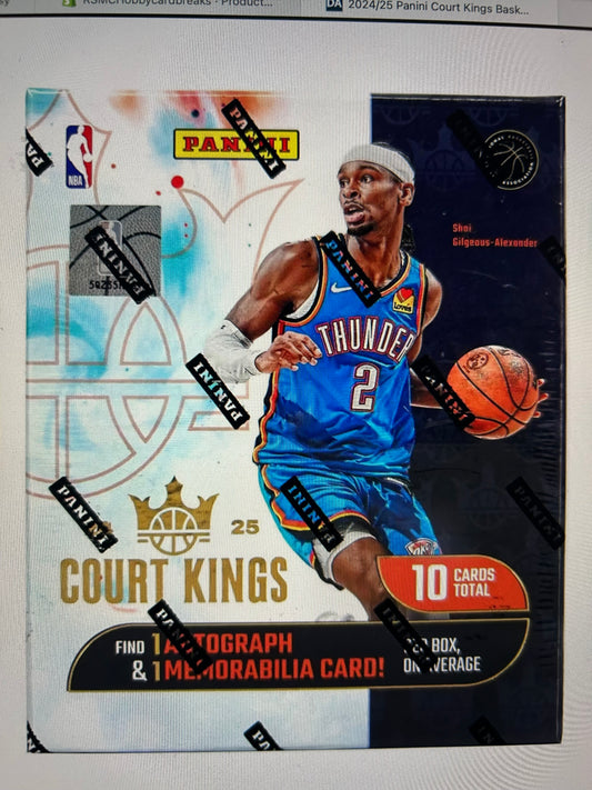 2024/25 Panini Court Kings Basketball Hobby Box