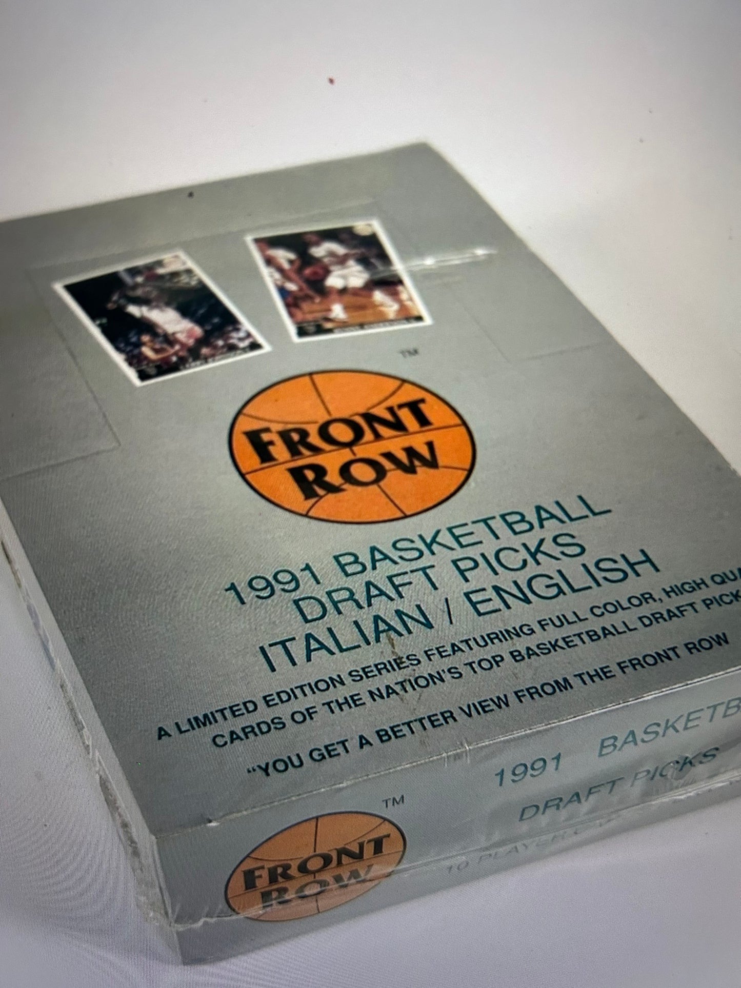 1991 Front Row Basketball Draft Picks Italian/English Hobby Box