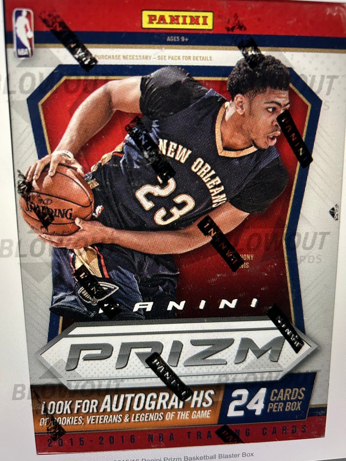 2015/16 Panini Prizm Basketball Blaster Box