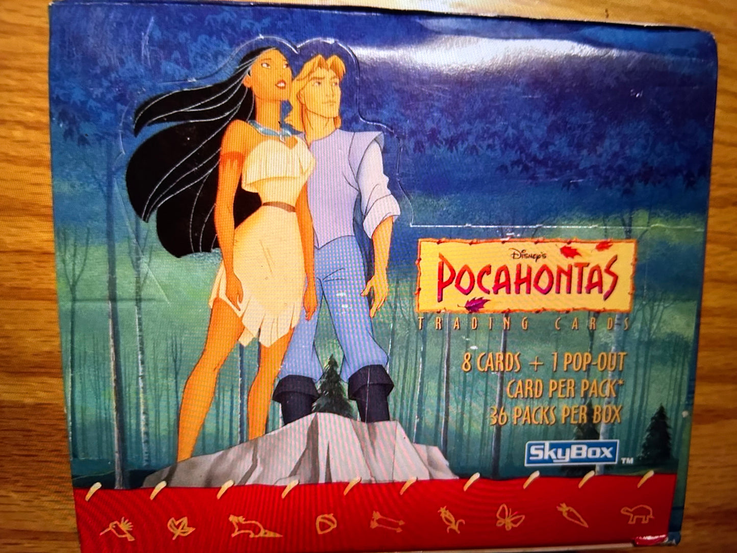 1995 Skybox Pocahontas Hobby Box.