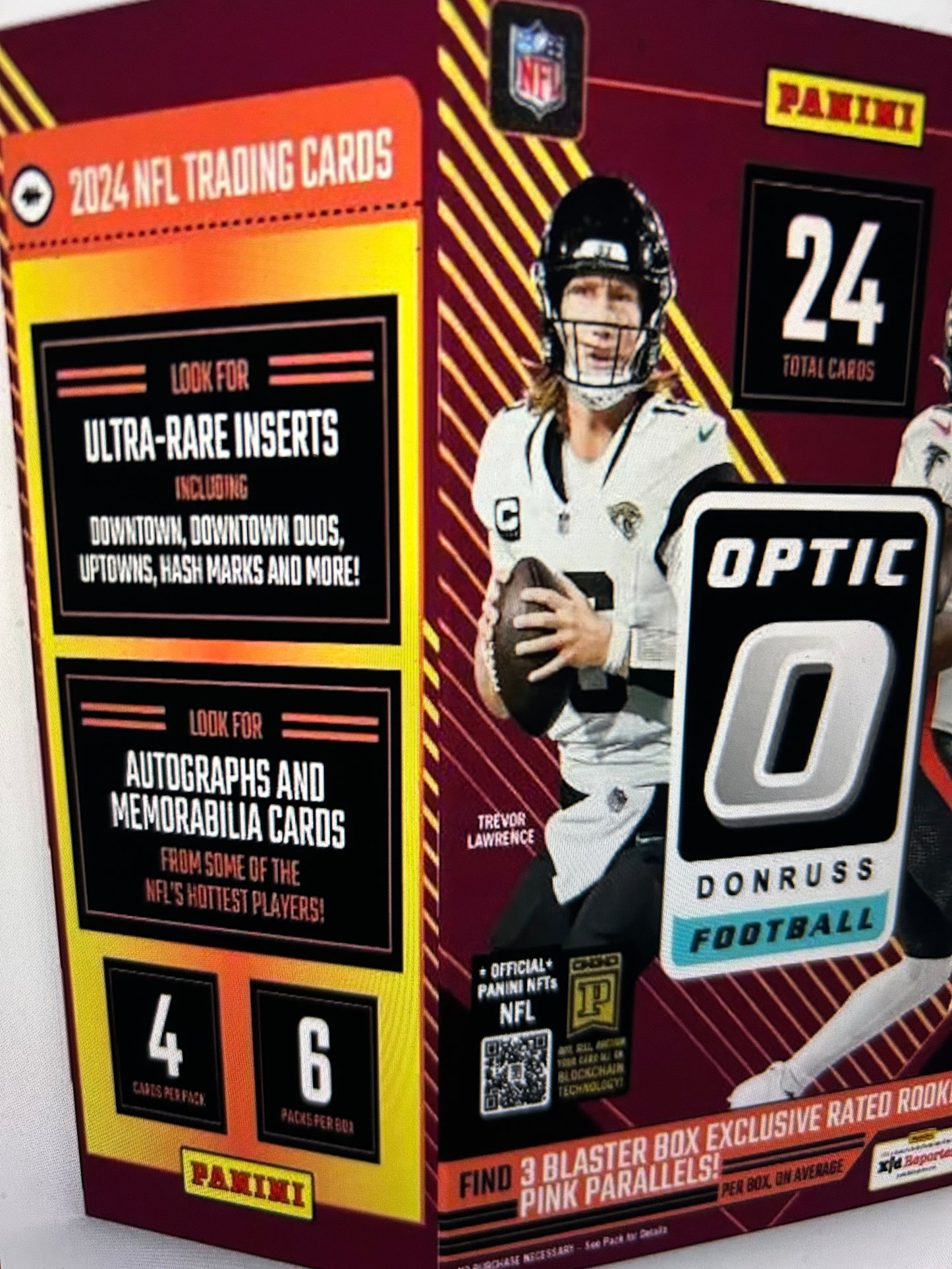 2024 Panini Donruss Optic Football 6-Pack Blaster Box (Pink Parallels!)