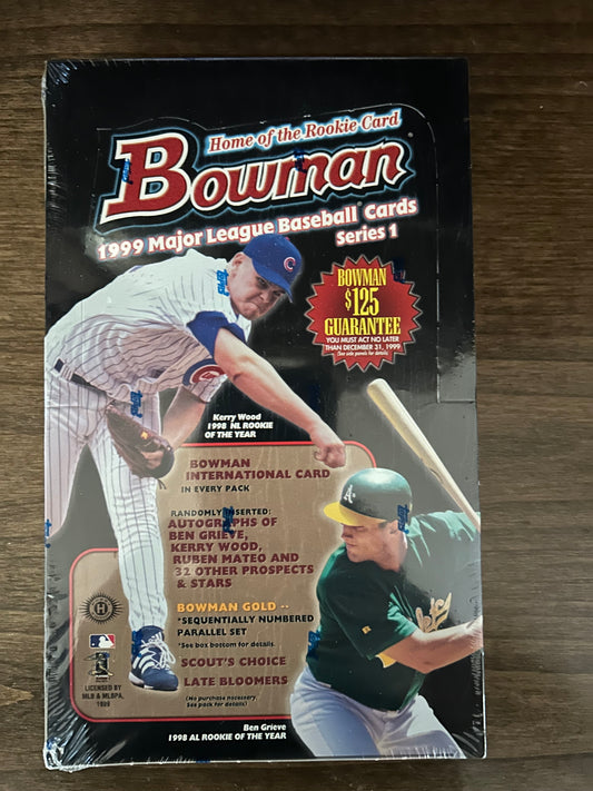 1999 Bowman Series 1 Baseball Hobby Box