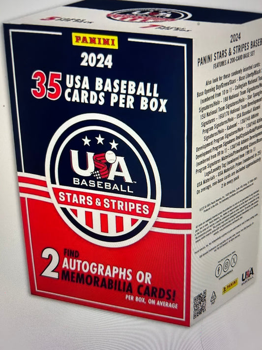 2024 Panini USA Stars & Stripes Baseball 7-Pack Blaster Box