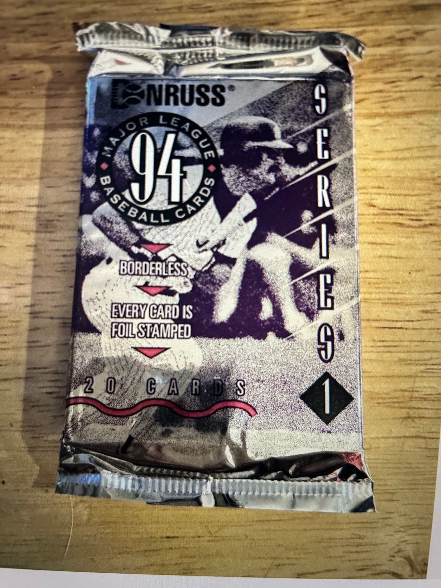 1994 Donruss Baseball Series 1 ( 2 Pack Lot).