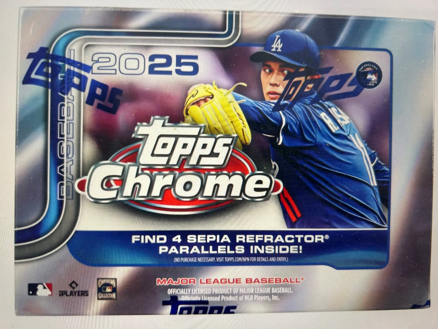 2025 Topps Chrome Baseball 7-Pack Blaster Box