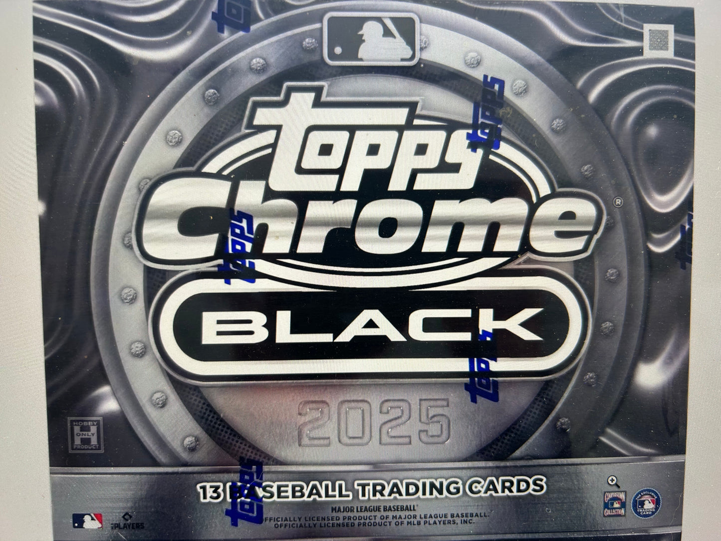 2025 Topps Chrome Black Baseball Hobby Box