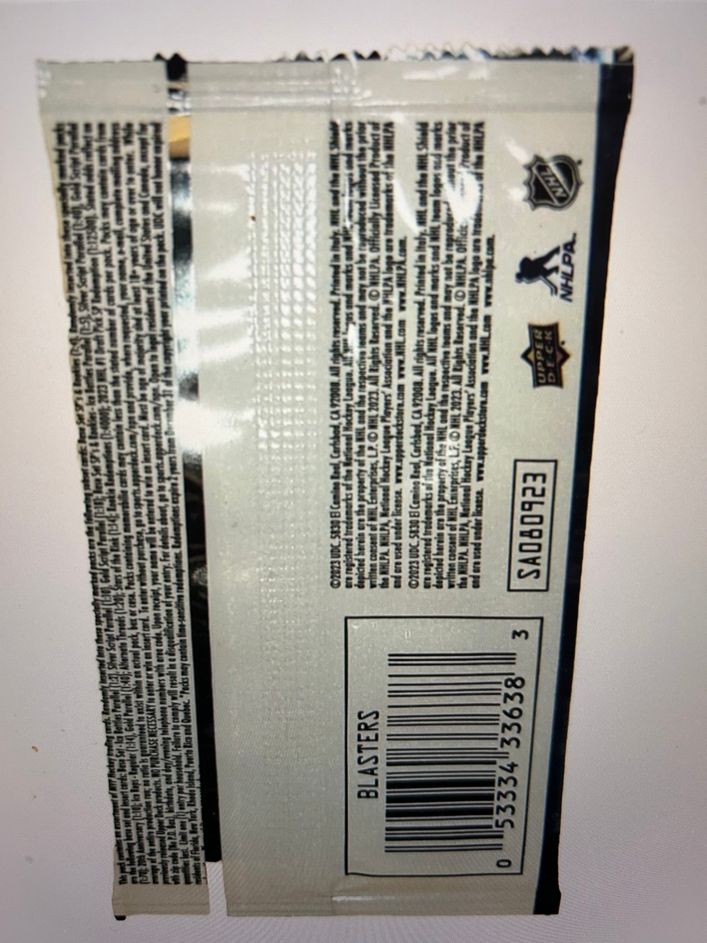 2023/24 Upper Deck MVP Hockey Hobby Packs ( 2 Pack Lot).