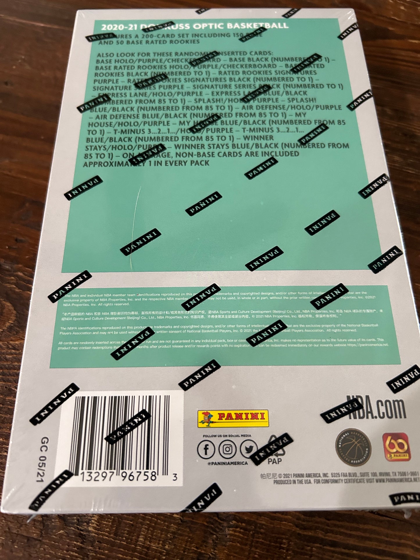 2020/21 Panini Donruss Optic Basketball Retail 20-Pack Box (Checkerboard Prizms!)