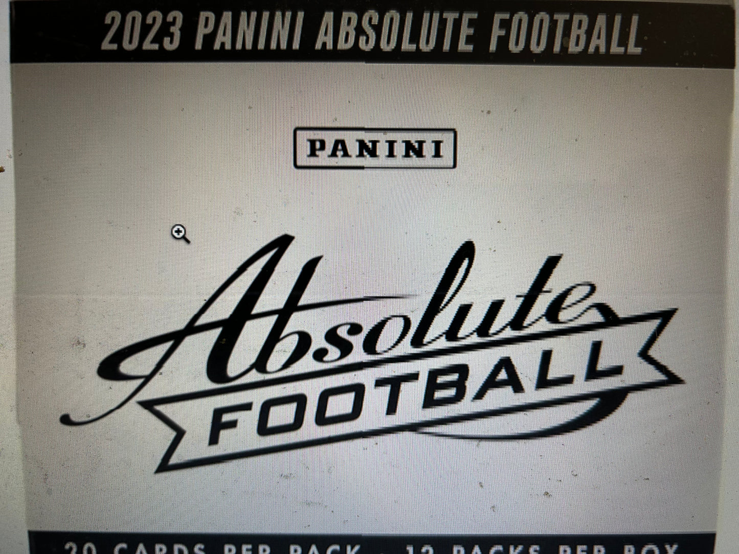 2023 Panini Absolute Football Jumbo Value 12-Pack Box