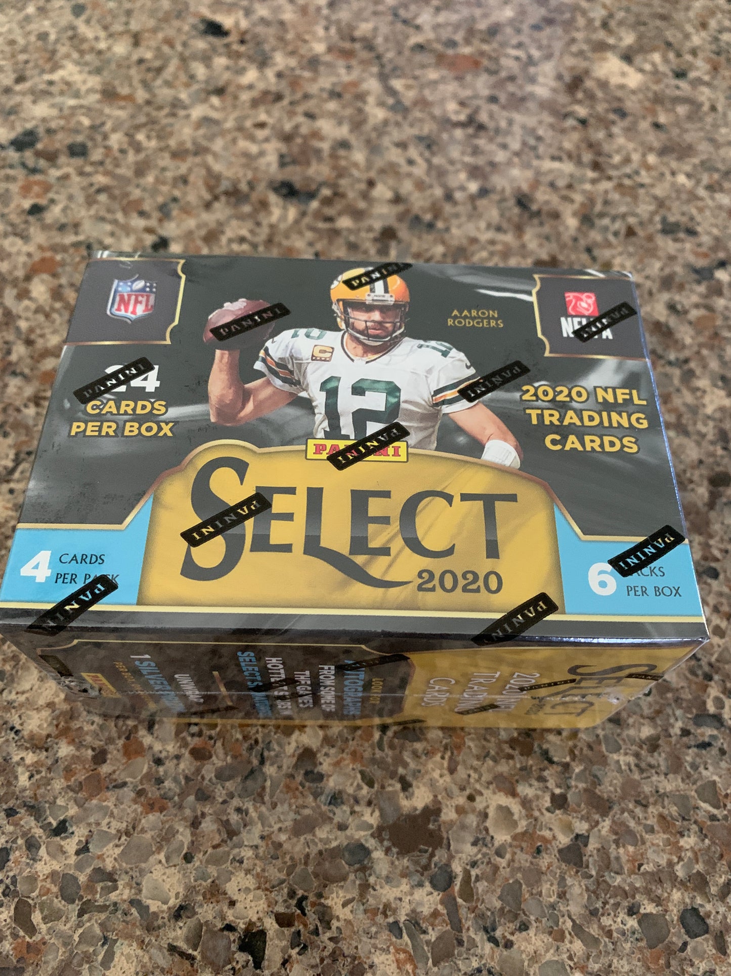 2020 Panini Select Football 6-Pack Blaster Box (Tri-Color Prizms)