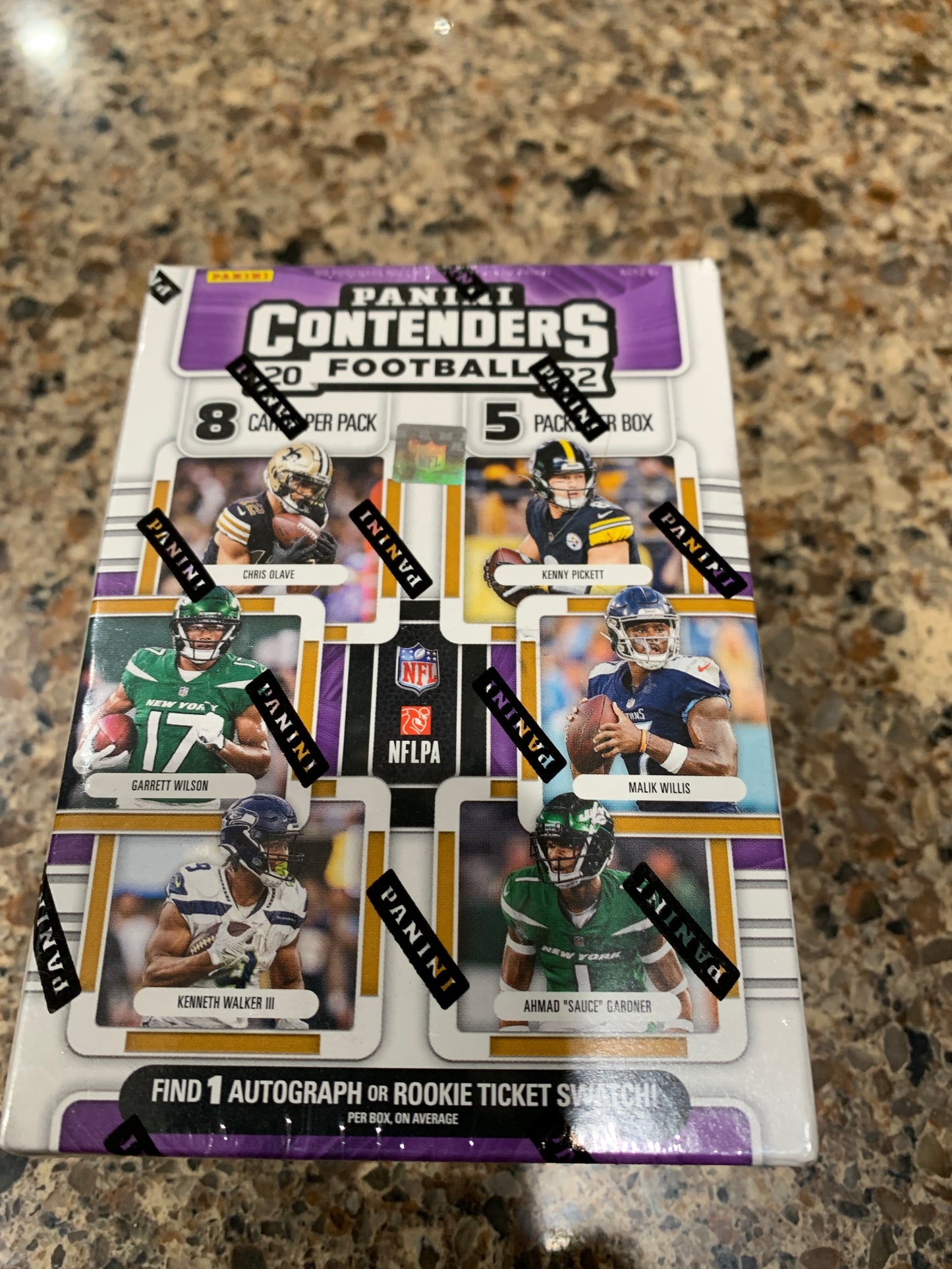 2022 Panini Contenders Football 5-Pack Blaster Box 1 Auto per box!!!