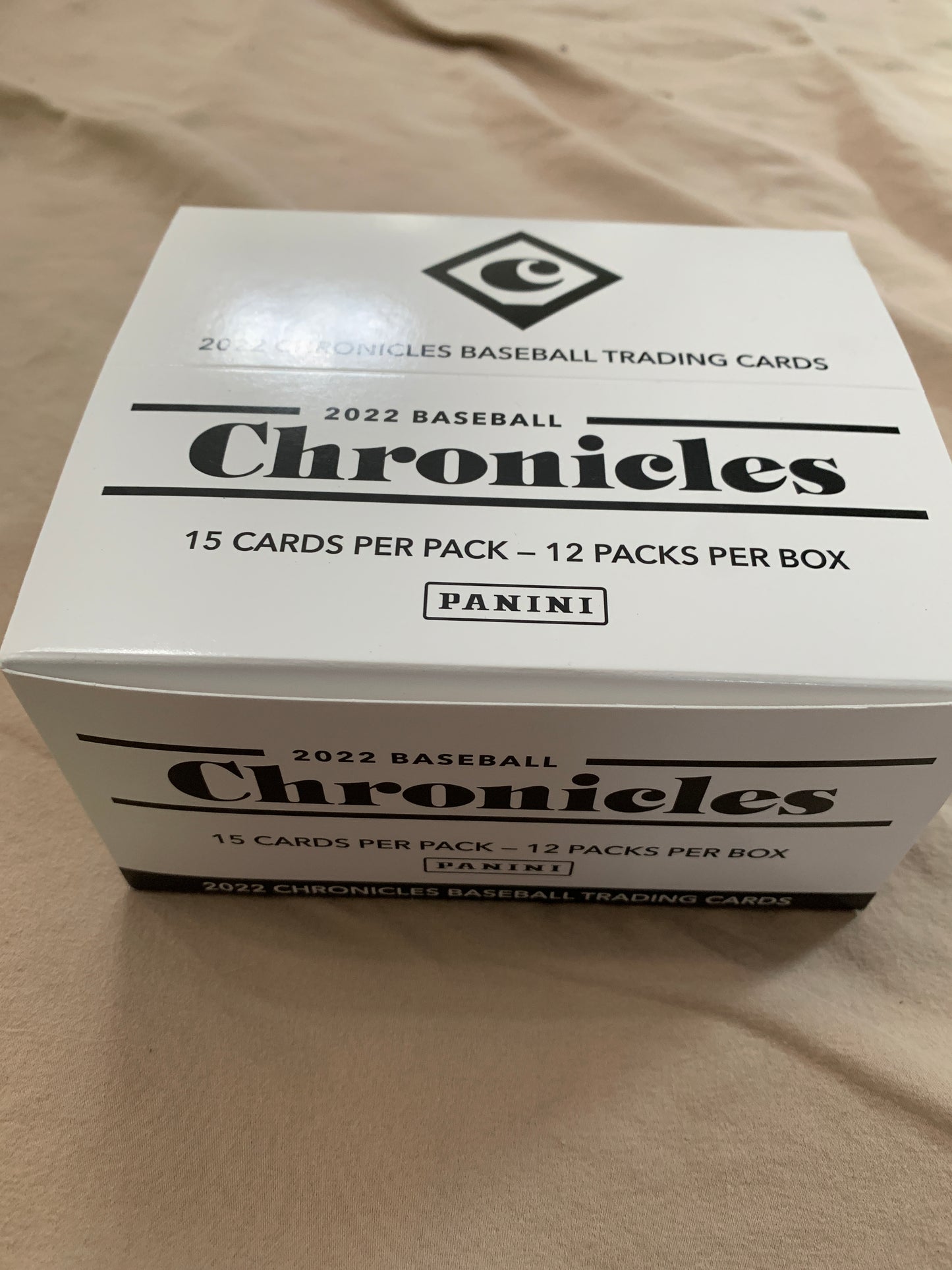 2022 Panini Chronicles Baseball Jumbo Value 12-Pack Box