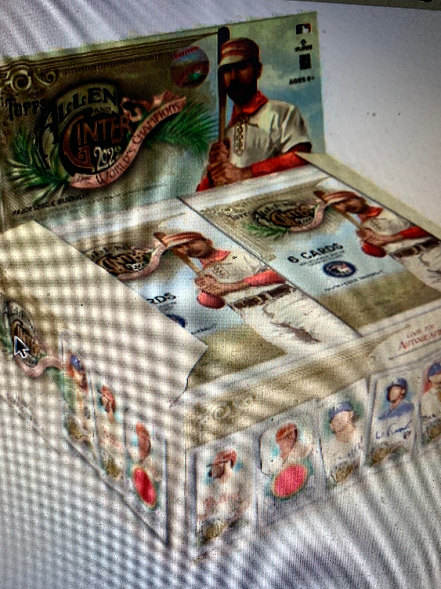 2021 Topps Allen & Ginter Baseball 4-Pack Retail Pack Lot