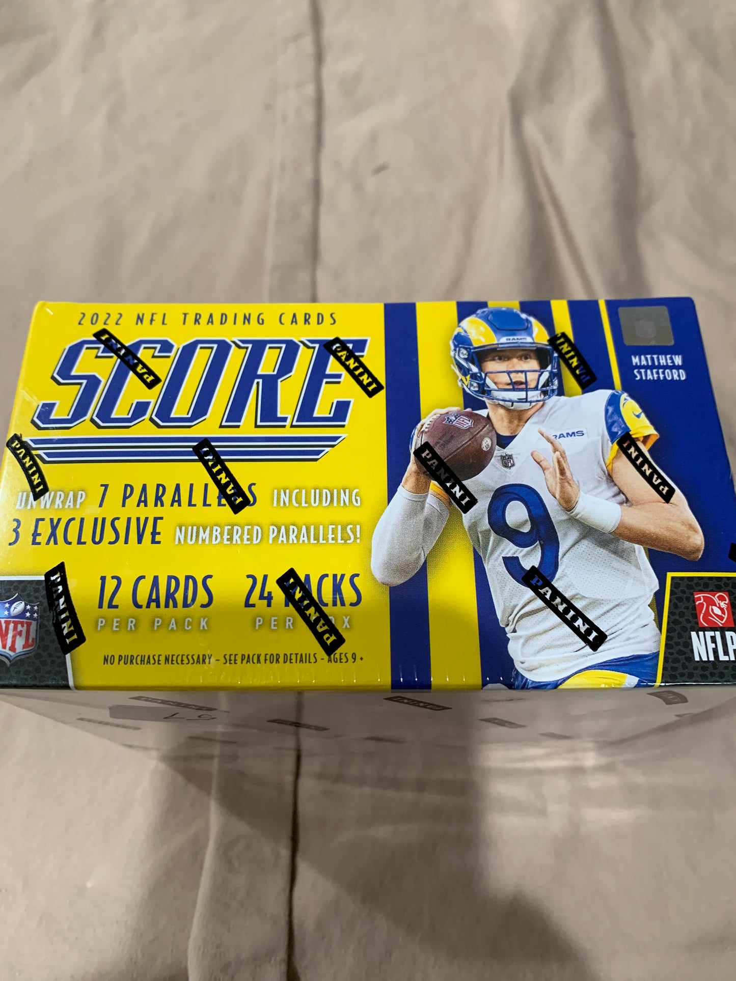 2022 Panini Score Football Retail 24-Pack Box