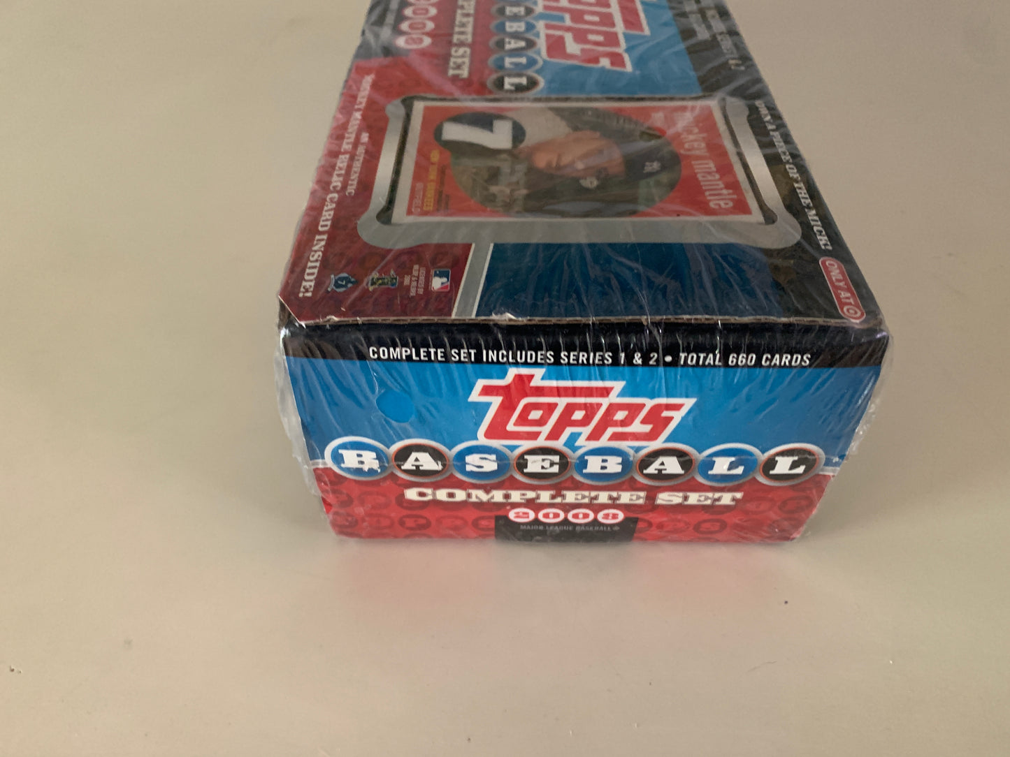 2008 Topps MLB factory sealed Set - and a Mickey Mantle Relic Card