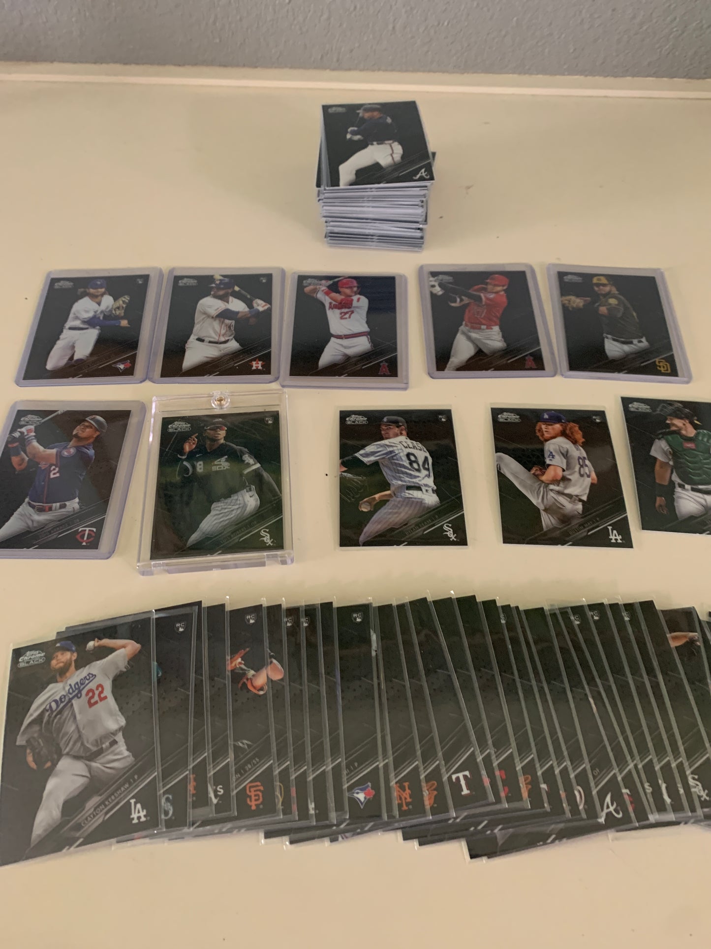 2021 Topps Chrome Black Baseball Complete Set one of a kind hand collected mint condition