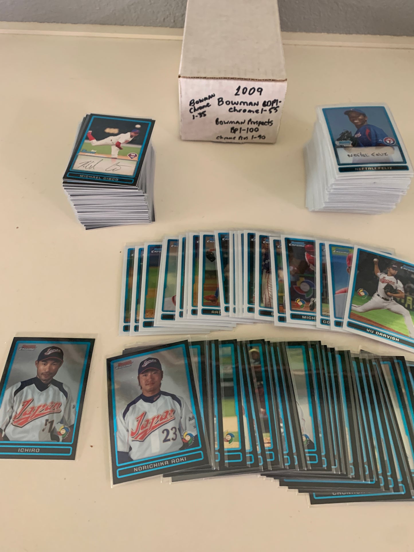 2009 Bowman sets Bowman Prospects,Chrome Prospects,WBC prospects and chrome