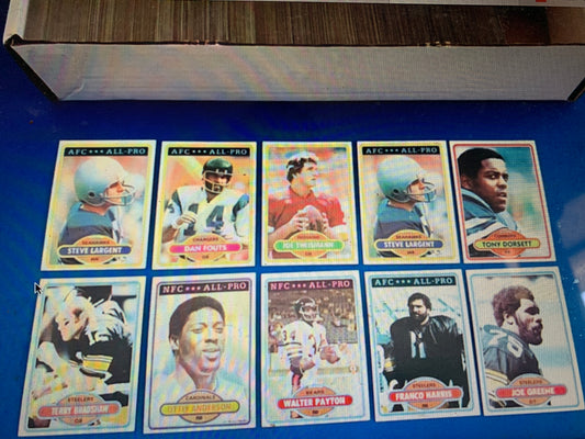 1980 Topps Football Complete Hi-Grade Set Sims RC Payton
